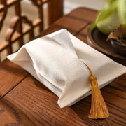 Buddha Stones Simple Design Cotton Linen Tissue Box Cover Rectangular Tissue Box Holder Decoration