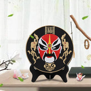 Buddha Stones Peking Opera Mask PiXiu Blessings Fengshui Wealth Fortune Home Decoration Ornament