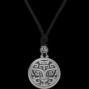 Buddha Stones Lucky FengShui Mythological Creature Taotie Wealth Necklace Pendant Necklaces & Pendants BS 5