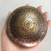 Buddha Stones Tibetan Sound Bowl Handcrafted for Yoga and Meditation Singing Bowl Set Singing Bowl buddhastoneshop 8