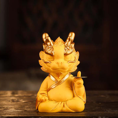 Buddha Stones Year of the Dragon Protection Luck Home Decoration