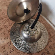 Buddha Stones Tibetan Tingsha Bell Auspicious Cloud Six True Words Copper Wealth Decoration Buddhist Supplies BS 6