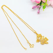 Buddha Stones Gold Dragon Protection Necklace Pendant Necklaces & Pendants BS 3