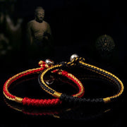 Buddha Stones Tibetan Handmade Braid Luck String Protection Bracelet Bracelet BS 1