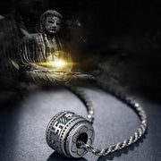 Buddhastoneshop Tibet Om Mani Padme Hum Protection Necklace Pendant