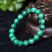 Buddha Stones Natural Malachite Protection Calmness Bracelet Bracelet BS 3