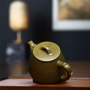 Buddha Stones Yixing Semi-handmade Yellow Green Purple Clay Kung Fu Teapot 240ml
