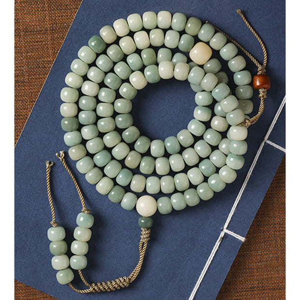 Buddha Stones 108 Mala Beads Bodhi Seed Wisdom Peace Bracelet Mala Bracelet BS 3