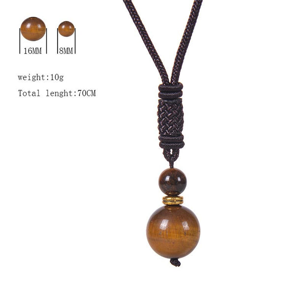 Buddha Stones Tibetan Jade Harmony Necklace Necklace BS main