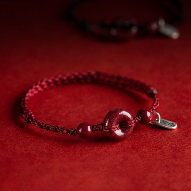 FREE Today: May You Be Healthy and Safe Cinnabar Bracelet Anklet FREE FREE Dark Red&Charm Anklet(Anklet Circumference 18-32cm)