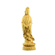 Buddha Stones Avalokitesvara Boxwood Blessing Home Decoration Decorations BS 11