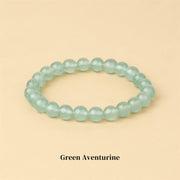 Buddha Stones Natural Stone Quartz Healing Beads Bracelet Bracelet BS 8mm Green Aventurine