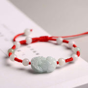 Buddha Stones Natural Jade PiXiu Luck Bracelet Bracelet BS 2