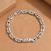 Buddha Stones Dragon Om Mani Padme Hum Engraved Copper Luck Success Bracelet Bracelet BS 1
