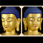 Buddha Stones Shakyamuni Compassion Copper Statue Decoration Decorations BS 10