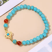 Buddha Stones Turquoise Bead Protection Balance Bracelet Bracelet BS 3