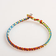 Buddha Stones "May you be blessed with peace and safety in all four seasons" Lucky Multicolored Bracelet Bracelet BS 2