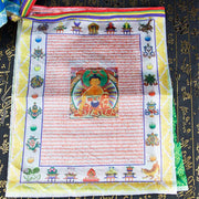 Buddha Stones Tibetan 5 Colors Windhorse Buddha Tara Scriptures Healing Auspicious Outdoor Prayer Flag TIBETAN PRAYER FLAGS buddhastoneshop 14