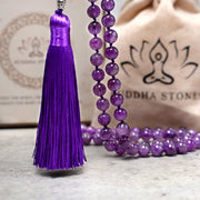 Buddha Stones Tibetan 108 Mala Beads Necklace Yoga Meditation Prayer Beads Necklace
