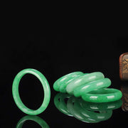 Buddha Stones Jade Healing Abundance Protection Bracelet Bangle Bracelet & Bangle BS 8