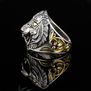 Buddha Stones 925 Sterling Silver Chinese Zodiac Tiger Protection Blessing Adjustable Ring Ring BS 4