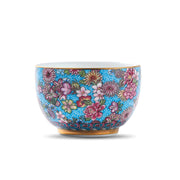 Buddha Stones Jingdezhen Porcelain Overglaze Decoration Colorful Flowers Ceramic Teacup Kung Fu Tea Cups
