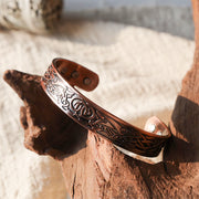 Buddha Stones Viking Birds Magnetic Copper Adjustable Cuff Bracelet Bangle Bracelet Bangle BS 2