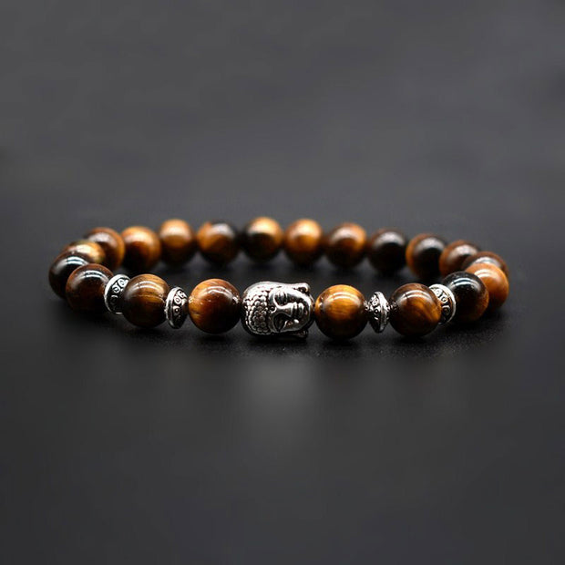 Buddha Stones Amethyst Love Healing Bracelet Bracelet BS 17