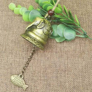 Buddha Stones Feng Shui Buddha Koi Fish Dragon Elephant Wind Chime Bell Luck Wall Hanging Decoration Decorations BS 9