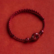 FREE Today: May You Be Healthy and Safe Cinnabar Bracelet Anklet FREE FREE Dark Red Anklet(Anklet Circumference 18-32cm)