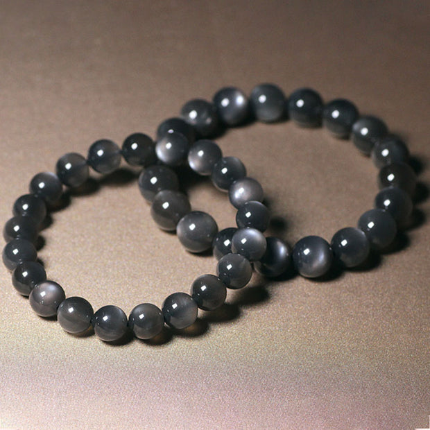 Buddha Stones Natural Moonstone Positive Love Beads Bracelet Bracelet BS 11