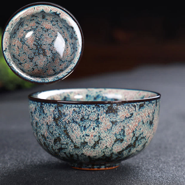 Buddha Stones Colorful Ceramic Teacup Home Office Tea Cups
