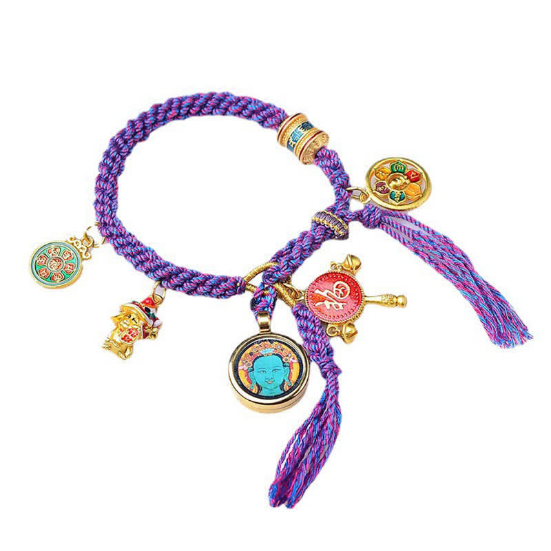 TheGreenTara ブレスレット Tibetan Handmade Reincarnation Bracelet Zakiram Green Tara