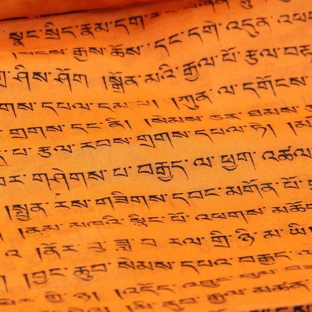 Buddha Stones Tibetan 5 Colors Windhorse Blessing Outdoor 20 Pcs Prayer Flag Decoration Decorations buddhastoneshop 20
