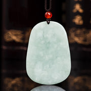 Buddha Stones Chinese Zodiac Flying Dragon Jade Protection Necklace String Pendant Necklaces & Pendants BS 7