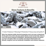 Buddha Stones 925 Sterling Silver Vintage Opal Bead Square Frame Crystal Necklace Chain Pendant Necklaces & Pendants BS 6