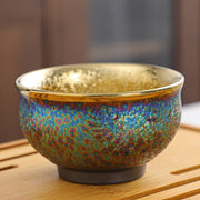 Buddha Stones Colorful Ceramic Teacup Tea Cups