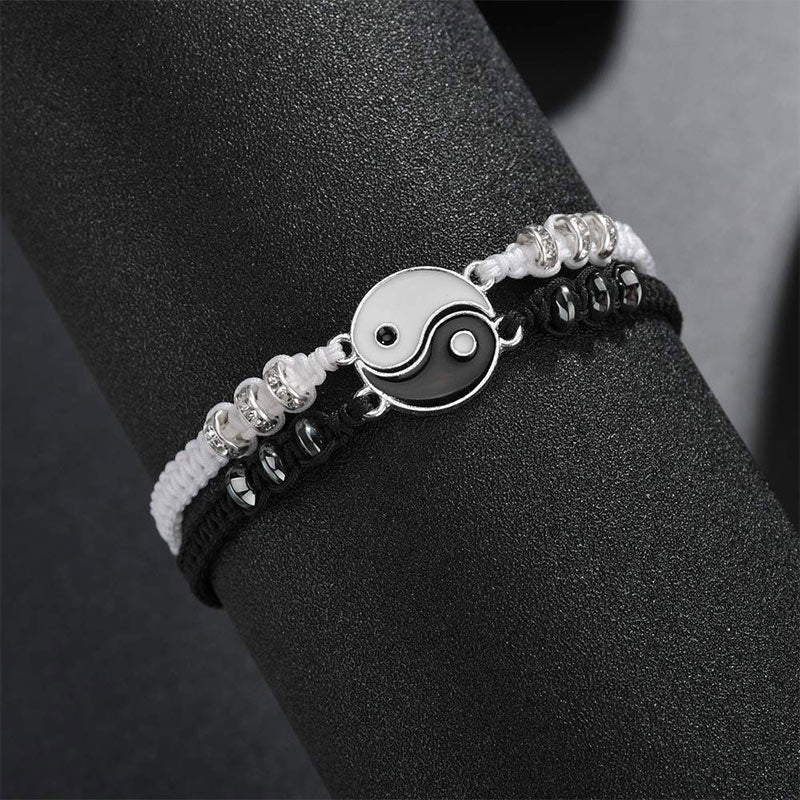 ❤Blackcurrantさま❤2025年Bracelet❤❤ FREE Today: Everlasting Friendship Love Couple Yin Yang