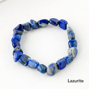 Natural Irregular Shape Crystal Stone Spiritual Awareness Bracelet Bracelet BS Lazurite