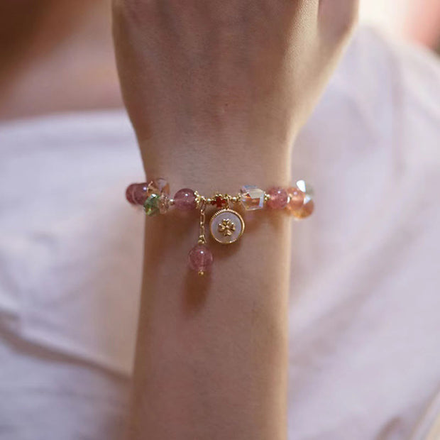FREE Today: The Healing Strawberry Quartz Lucky Bracelet
