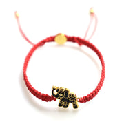 Tibetan Handmade Wise Future Elephant Red String Bracelet (Extra 40% Off | USE CODE: FS40) Bracelet BS 7