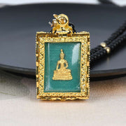 Obsidian Buddha Serenity Pendant Necklace (Extra 30% Off | USE CODE: FS30) Necklaces & Pendants BS 6