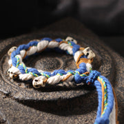Buddha Stones Tibetan Zakiram Goddess of Wealth Bead Engraved Handmade Luck Bracelet (Extra 35% Off | USE CODE: FS35)