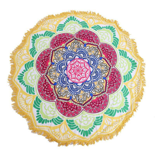 Buddha Stones Tibetan Mandala Harmony Mat Decoration