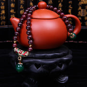 Buddha Stones Natural Garnet Blessing Bracelet Bracelet Necklaces & Pendants BS 7