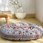 Cotton Linen Meditation Seat Cushion Home Decoration Decorations buddhastoneshop 56*9cm Red