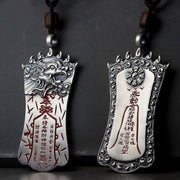 Buddha Stones FengShui Bagua PiXiu Cinnabar Balance Necklace Pendant