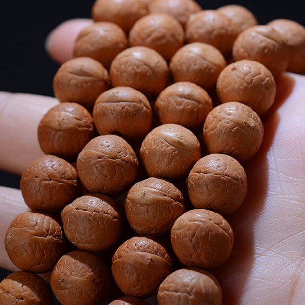 Buddha Stones 108 Mala Beads Nepal Bodhi Seed Luck Wealth Tassel Bracelet Mala Bracelet BS 3
