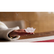 Buddha Stones Mini Lotus Liuli Crystal Healing Meditation Stick Incense Burner Decorations BS 25