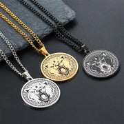 Animal Titanium Steel Chain Necklace Protection Pendant (Extra 30% Off | USE CODE: FS30) Necklaces & Pendants BS 1